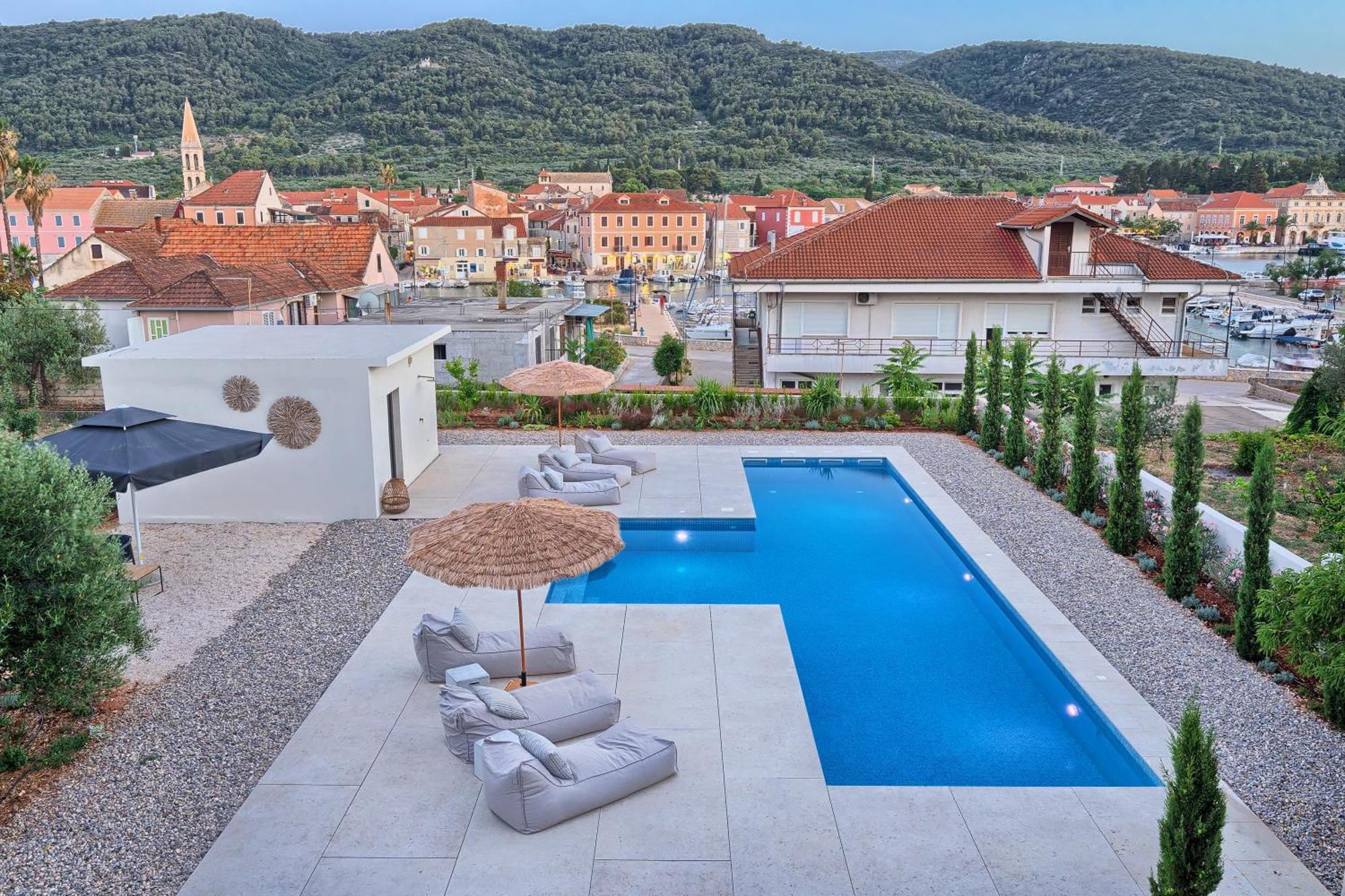 Hvar Luxury Villa And Pool With View In Heart Of Stari Grad Stari Grad  Esterno foto