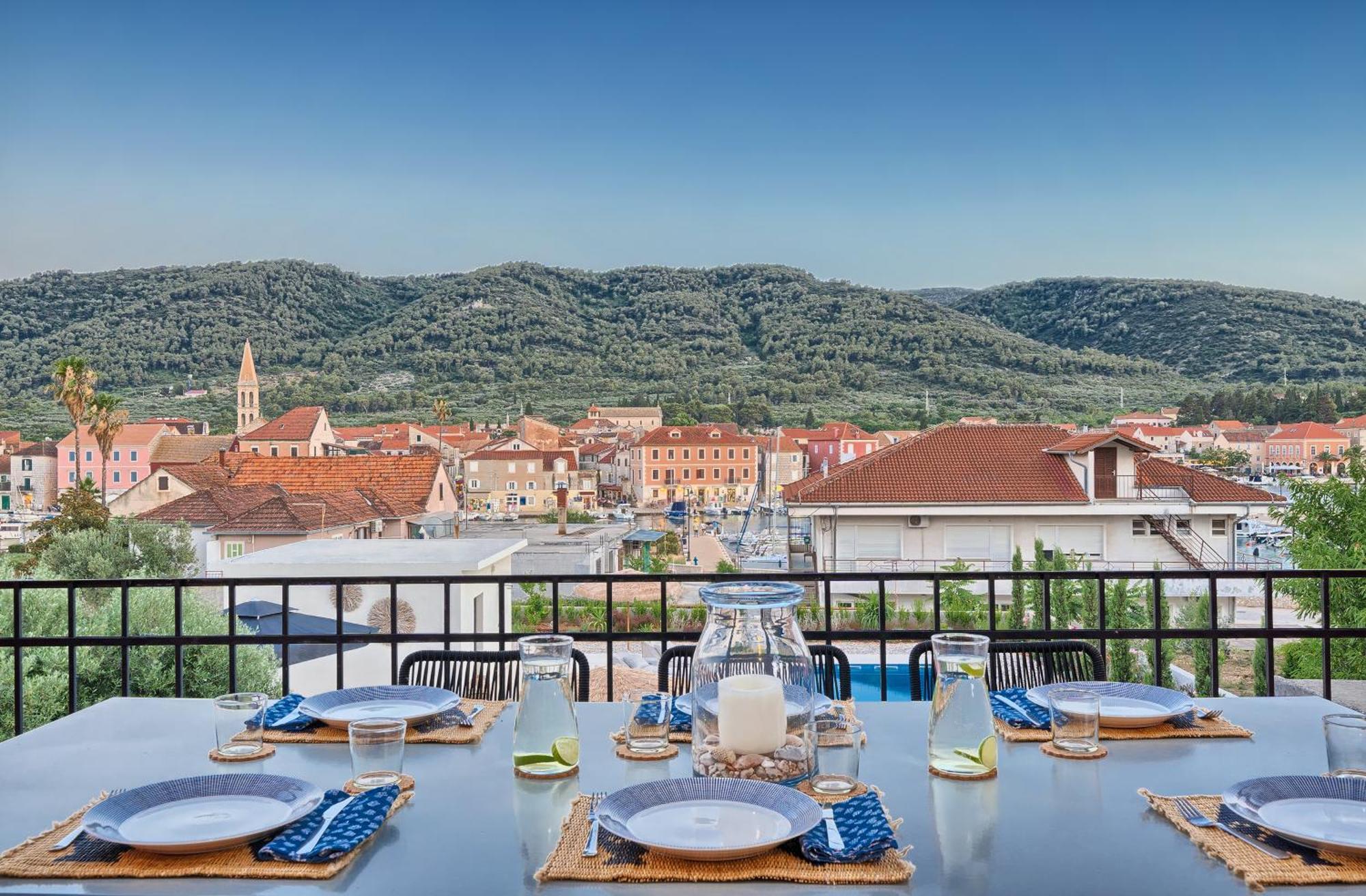 Hvar Luxury Villa And Pool With View In Heart Of Stari Grad Stari Grad  Esterno foto