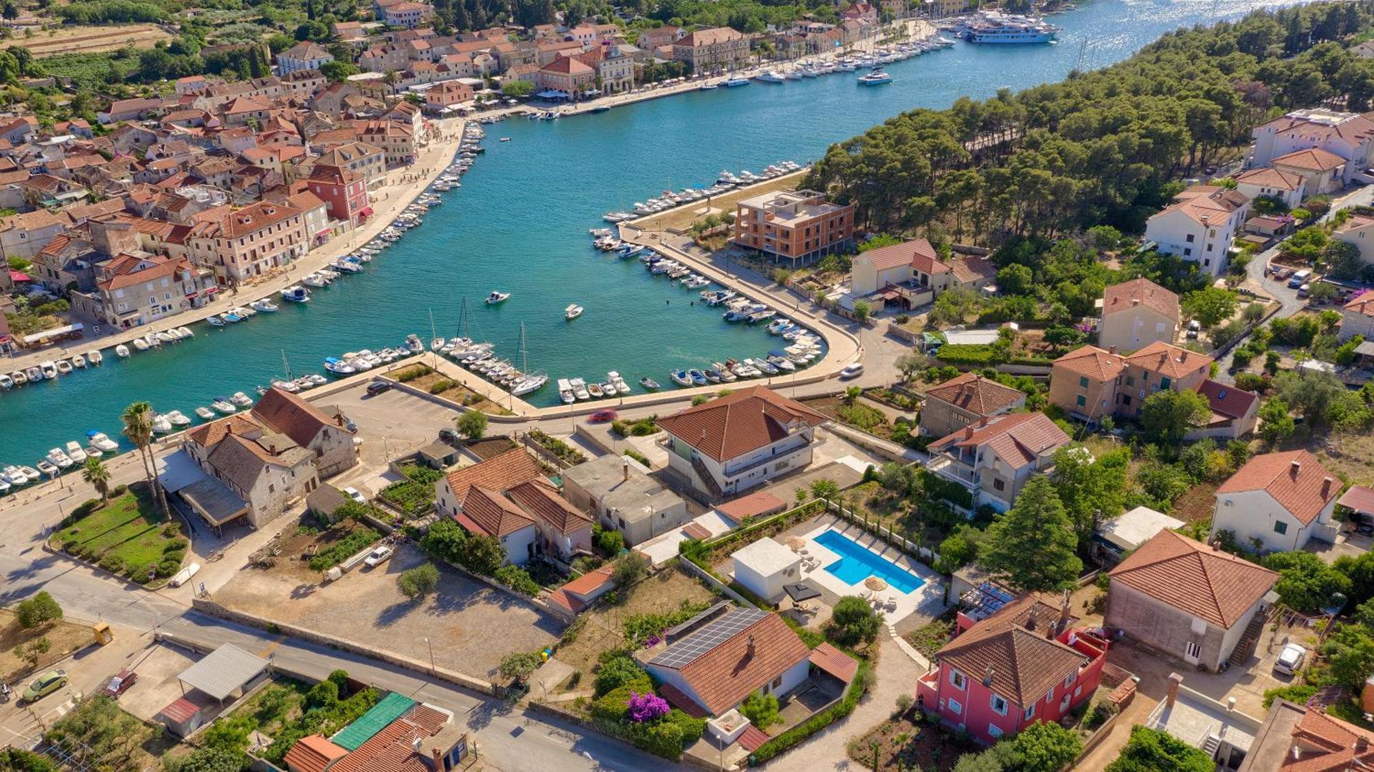 Hvar Luxury Villa And Pool With View In Heart Of Stari Grad Stari Grad  Esterno foto